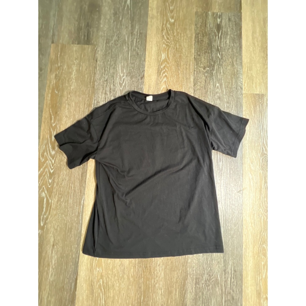 SHEIN Graphic Tee Boys Size 9Y Black Good Brooklyn Wave Print Short Sleeve Shirt